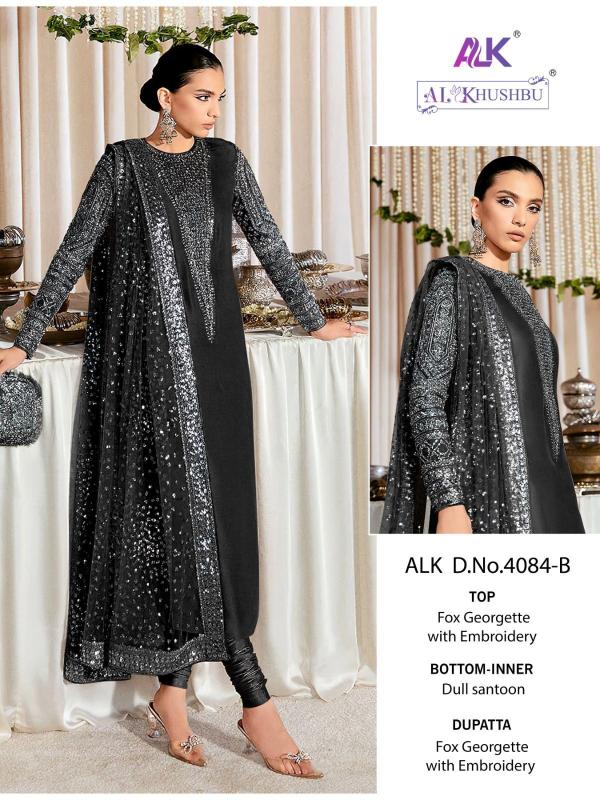 Alk Khushbu Fiza Vol 1 GeorgetteDesigner Pakistani Suit Collection
